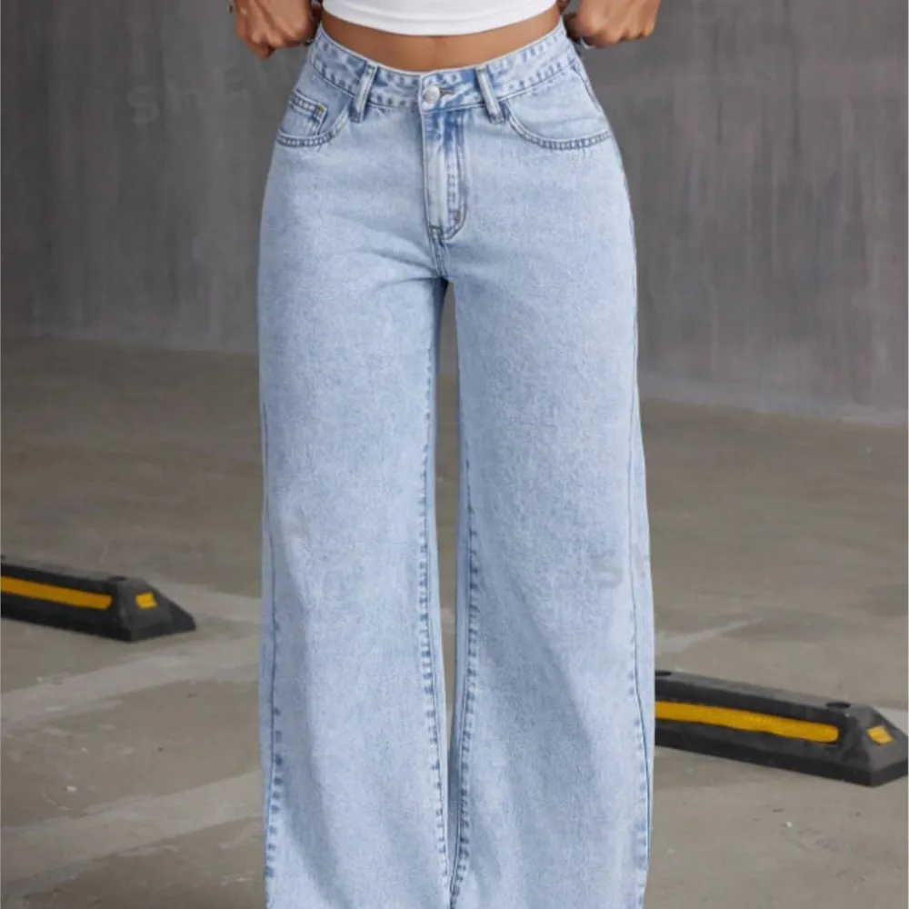 New Fashion Jeans Spring Summer Casual Embroidered Daily Hot Girl Street Style Women's Pants High Waist Washed Straight Trousers New Fashion Jeans Spring Summer Casual Embroidered Daily Hot Girl Street Style Women's Pants High Waist Washed Straight Trousers - Image 1