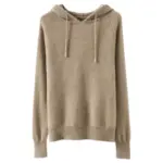 Women Pullover Sweaters Hooded Jumper Korean Loose Solid Long Sleeve Casual Autumn Winter Thick Warm Knitted Sweaters - Image 5